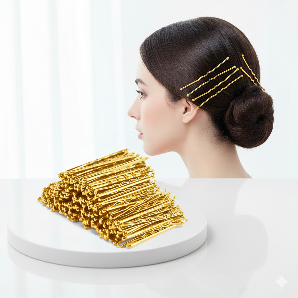 150’li Gold Metal Tel Toka Seti – Profesyonel Saç Şekillendirme İçin 722417