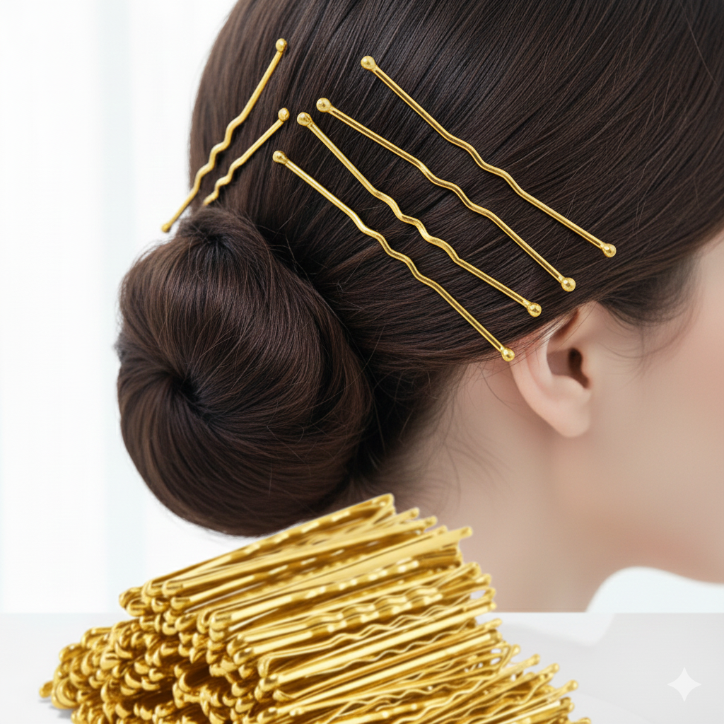 150’li Gold Metal Tel Toka Seti – Profesyonel Saç Şekillendirme İçin 722417