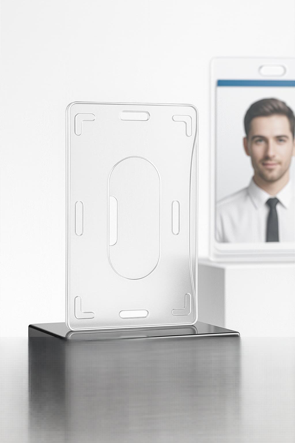  PVC Kartlık – Ehliyet, Kimlik, Kredi Kartı Koruyucu Şeffaf Plastik Kılıf 722420