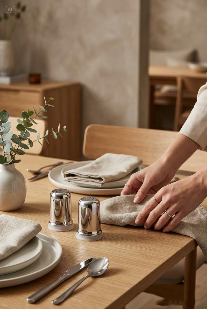 Inox Mini Tuzluk - 12 li SET Paslanmaz Çelik – 6x3,5 cm Şık Sofra Yardımcısı 722426