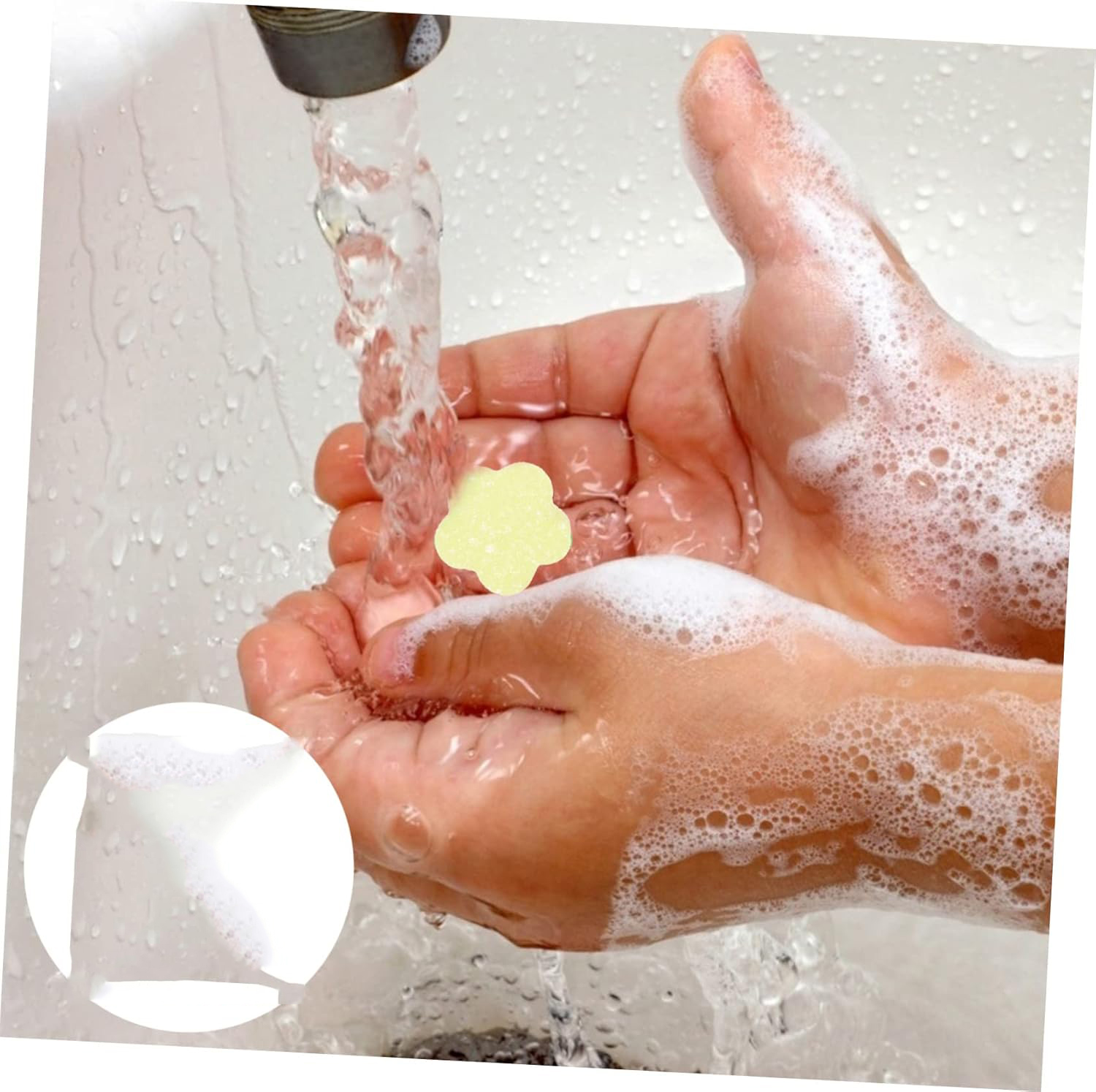 Parfümlü Elde Eriyen Kağıt Sabun - 100 lü paket Sihirli Sabun – Hijyenik Seyahat Kutusu 722443