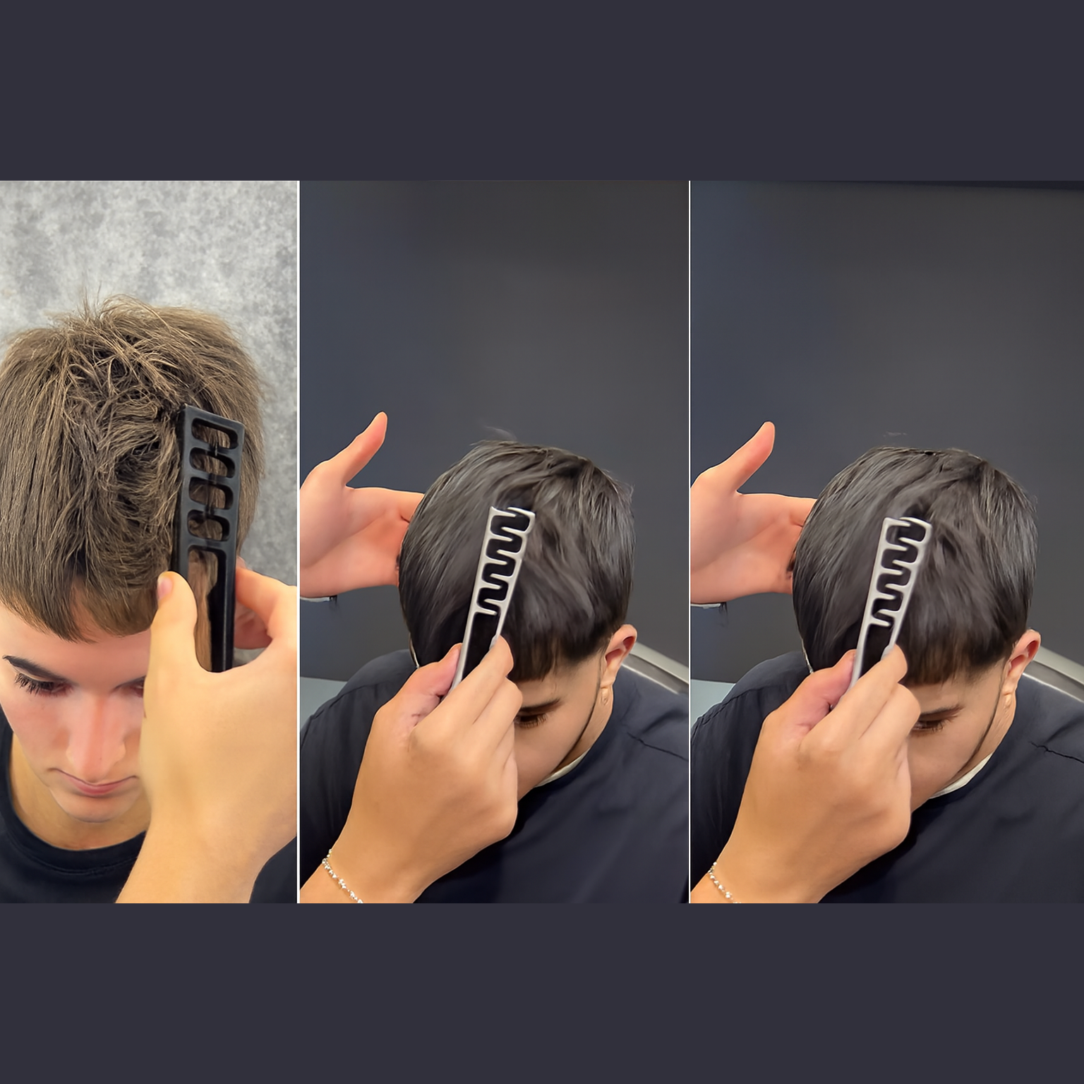 Mucizevi Tarak - Hacim, Dalga Tarağı Dağının Saç Uygulama Tarağı  722445