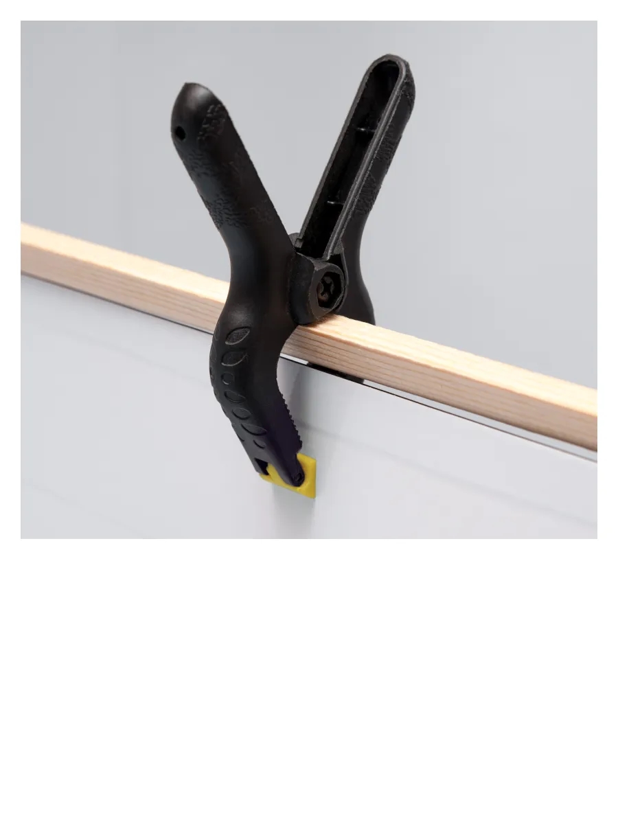 Kıskaç Klips Yaylı Işken ce Plastik Kelepçe Güçlü Mafsallı Çene 4 inç 4 cm ağız 722449