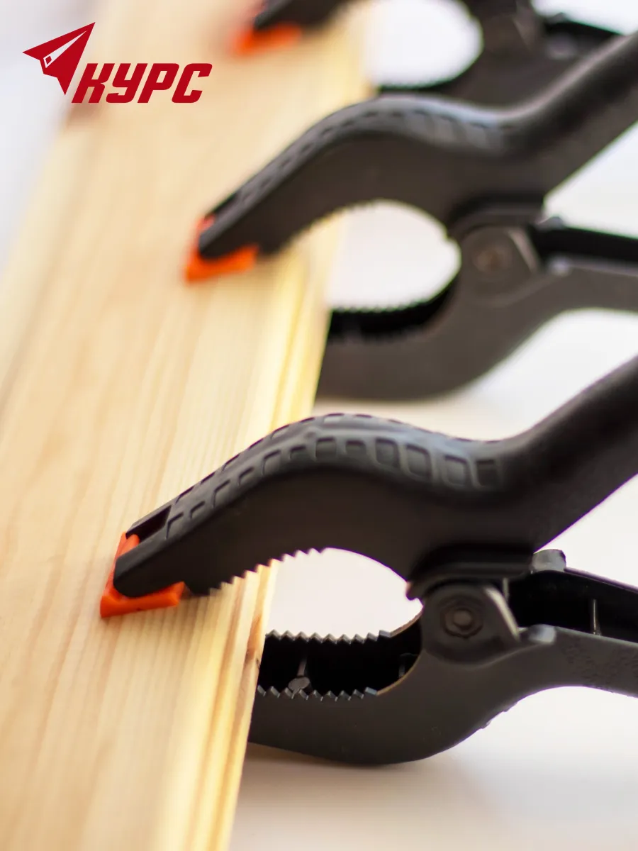 Kıskaç Klips Yaylı Işken ce Plastik Kelepçe Güçlü Mafsallı Çene 4 inç 4 cm ağız 722449