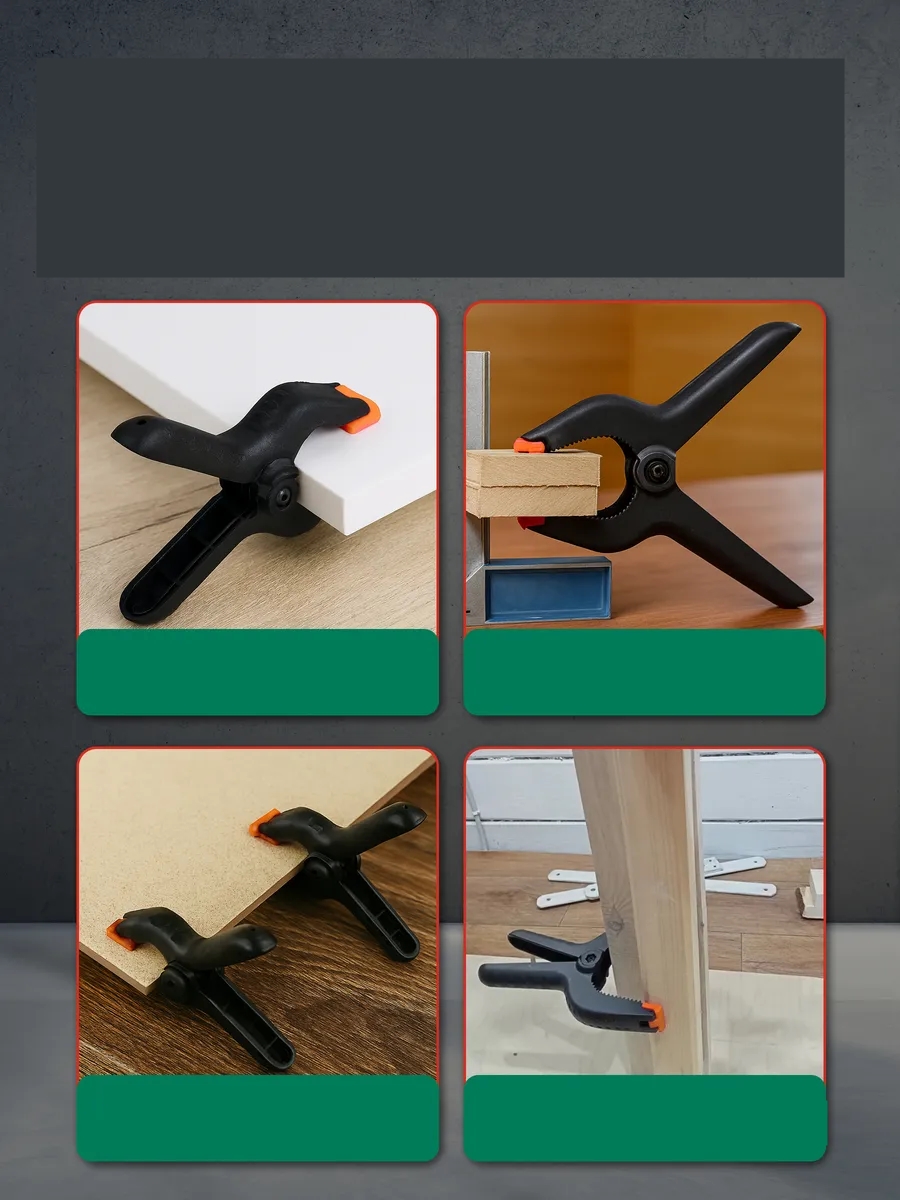 Kıskaç Klips Yaylı Işken ce Plastik Kelepçe Güçlü Mafsallı Çene 9 inç 9 cm ağız 722451