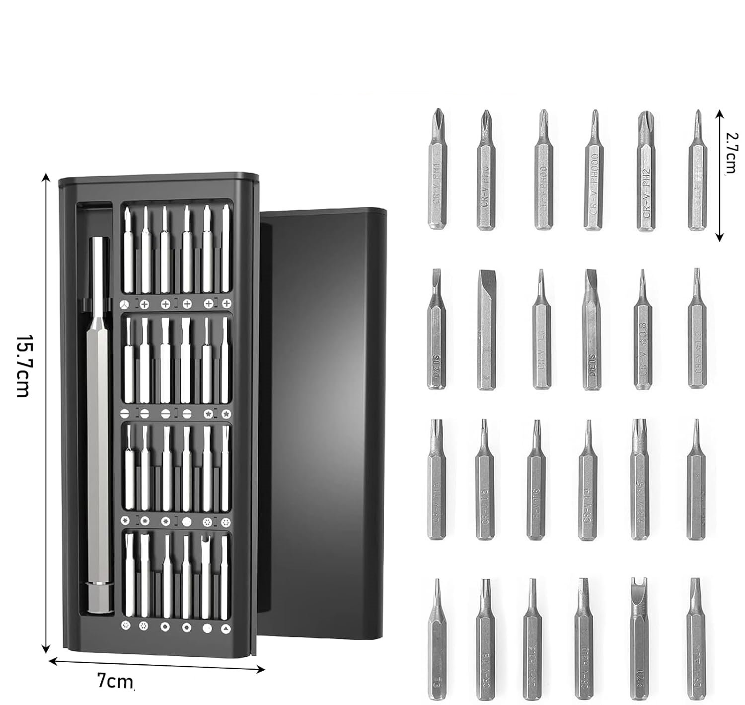 Manyetik Hassas Tornavida Seti Saat Elektronik Telefon Tamir Tornavidası 721248