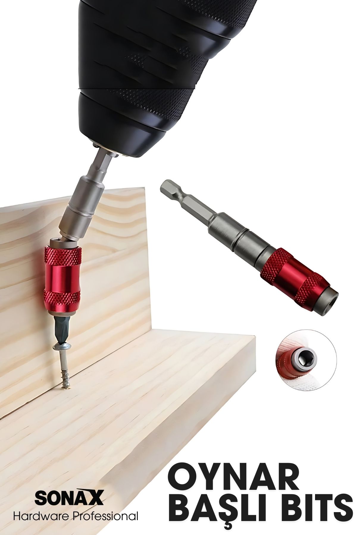 Manyetik Oynar Başlı Matkap Ucu Oynar Başlı Bits 722455