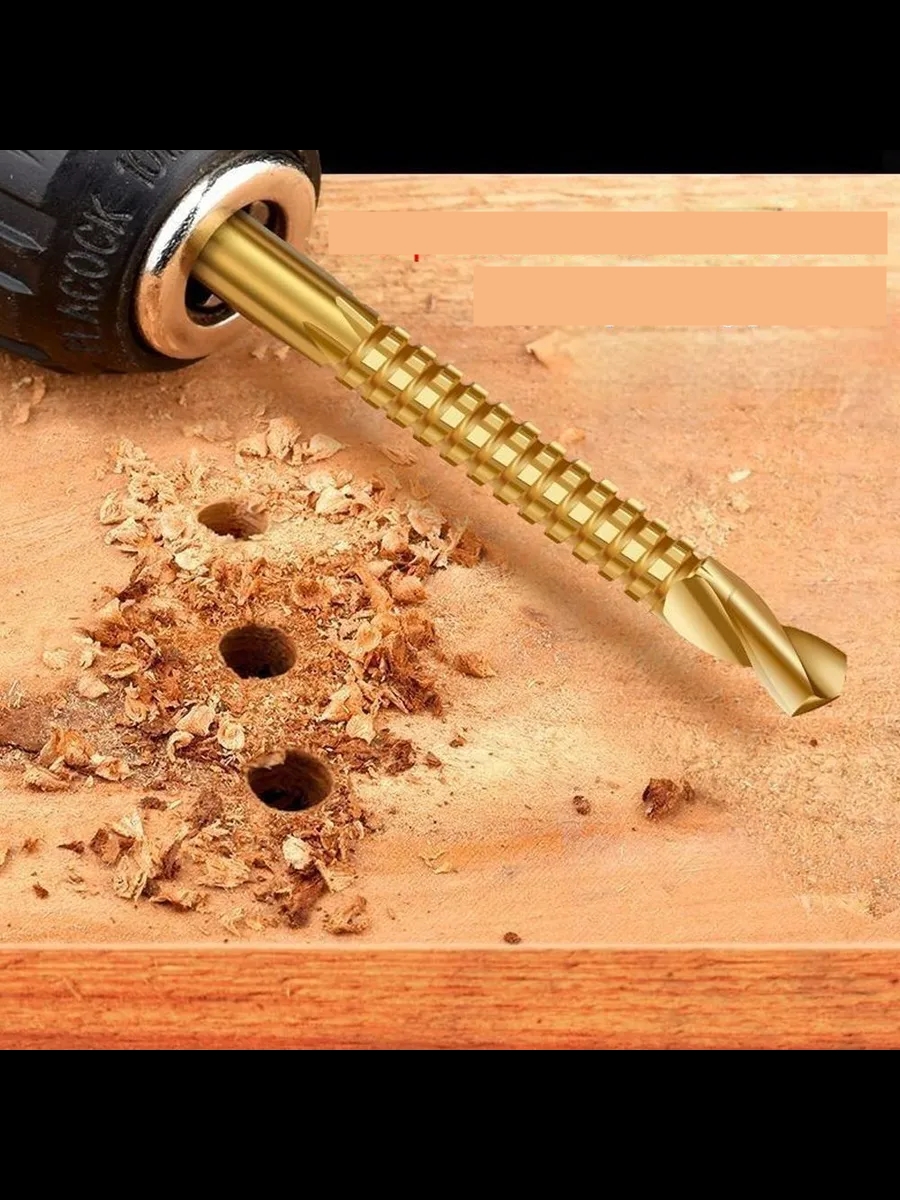 Yivli Matkap Ucu HSS Spiral Yivli Kademeli Matkap Ucu Metal Ahşap Plastik 5-8 mm 722459