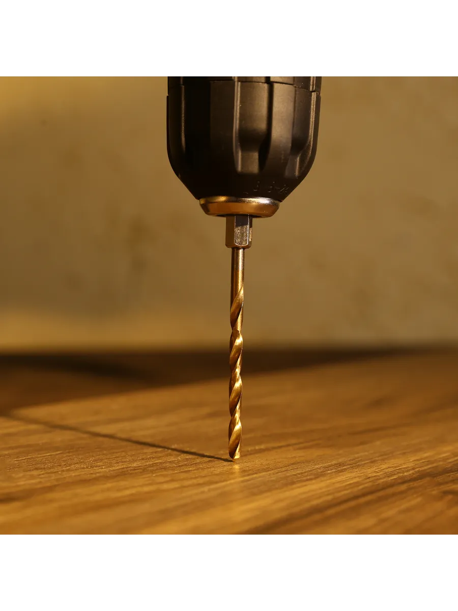 HSS Matkap Ucu 1/4 HEX  13 Parça HSS Tungsten Karbür Matkap Uç 1.5-6.5mm Titanyum 722460