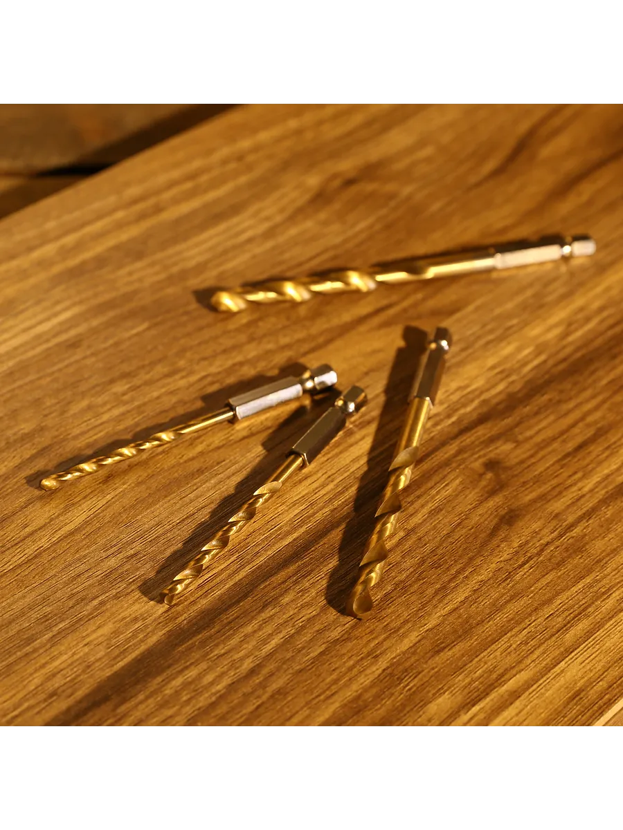 HSS Matkap Ucu 1/4 HEX  13 Parça HSS Tungsten Karbür Matkap Uç 1.5-6.5mm Titanyum 722460