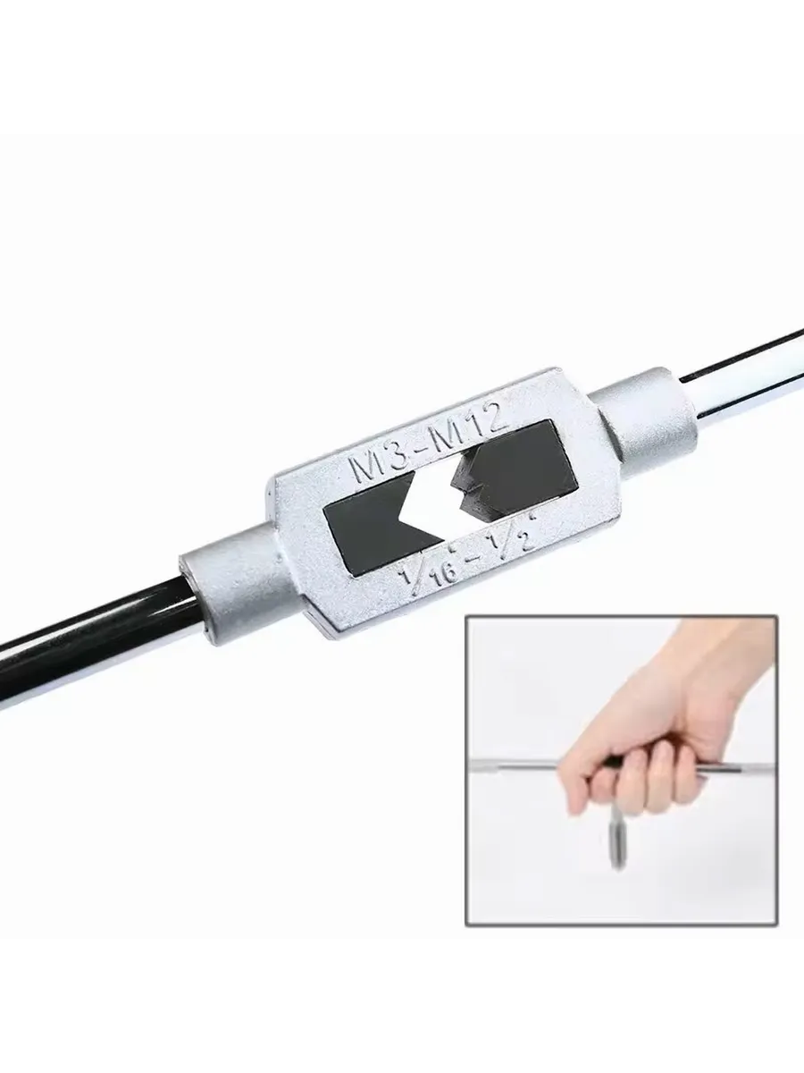 8 li Diş Açma Kılavuz Seti –Endüstriyel Çelik, M3-M12 Arası Dişli Matkap Ucu 722464