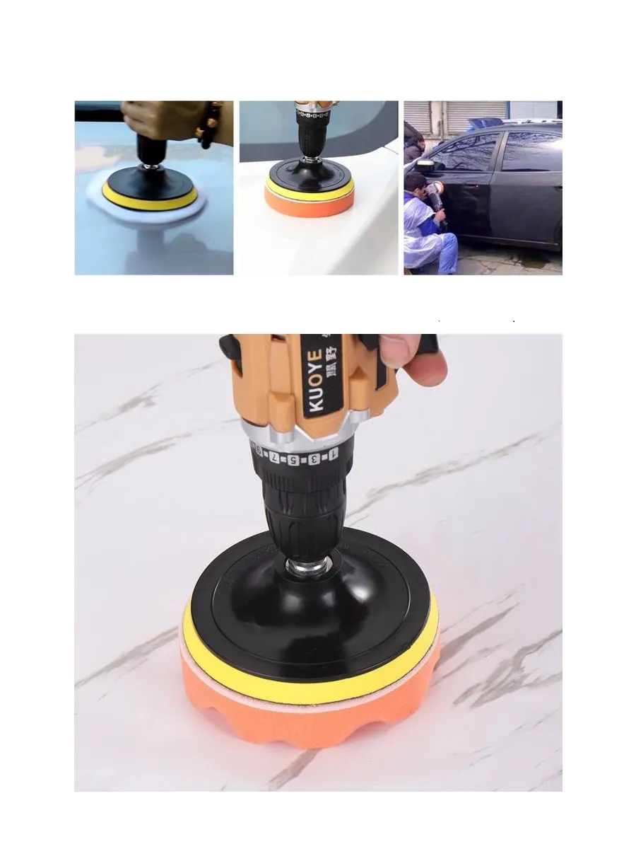 Oto Pasta Cila Polisaj Seti 115 mm Taban 6 Parça 722471