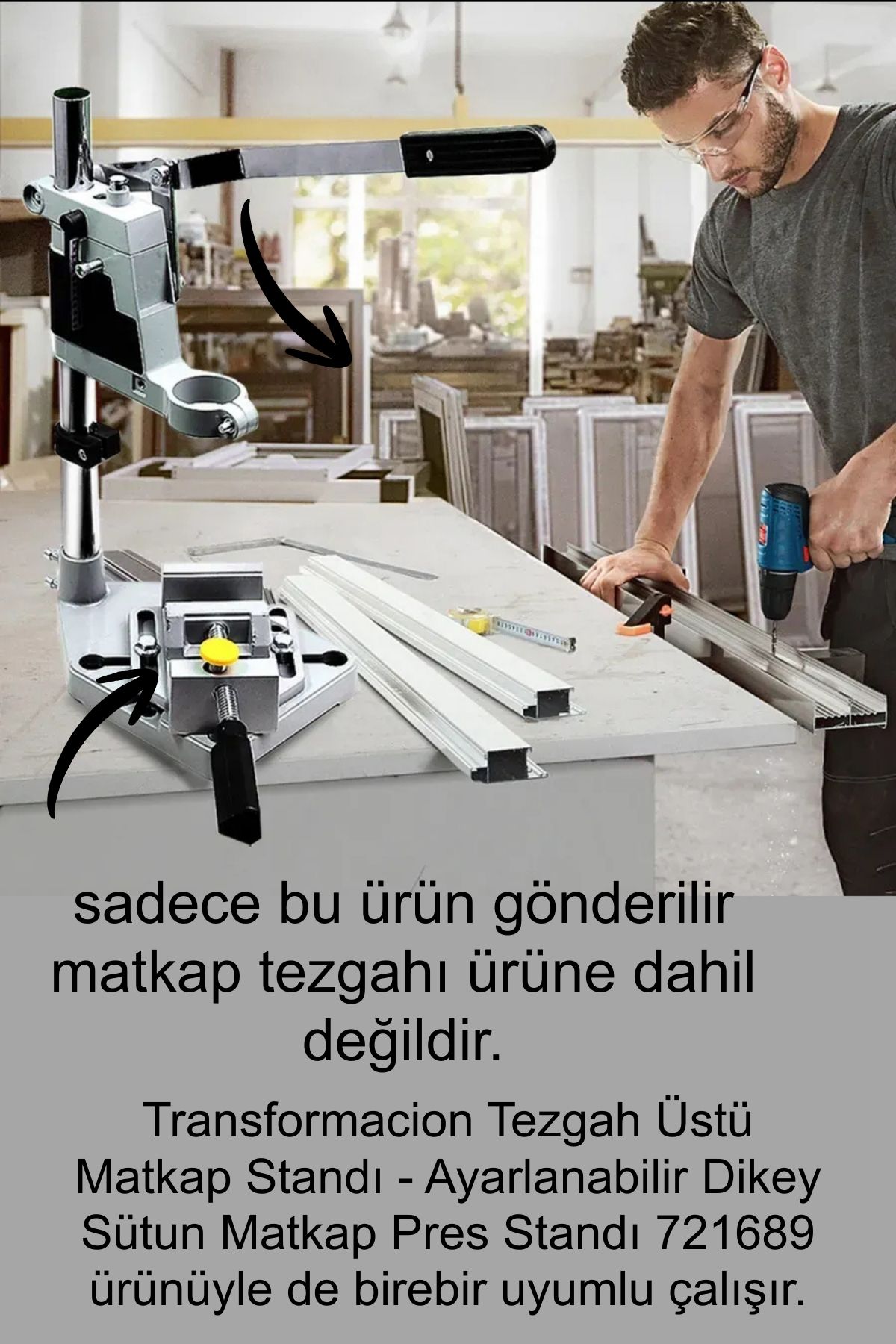 Tezgah Mengenesi, Matkap Pres Mengenesi,  Hassas İşler İçin Kompakt Çözüm  722472