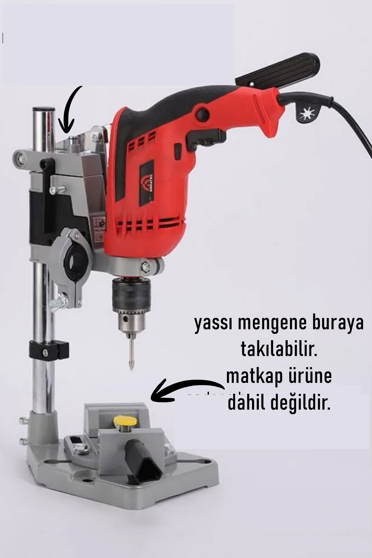 Tezgah Üstü Matkap Standı  + Tezgah Mengenes Seti 722473