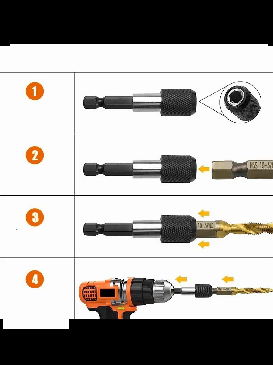 Mucize HSS 13'lü Kombinasyon Matkap Ucu Seti – Delme, Havşa, Diş Açma Tek Adımda 722474