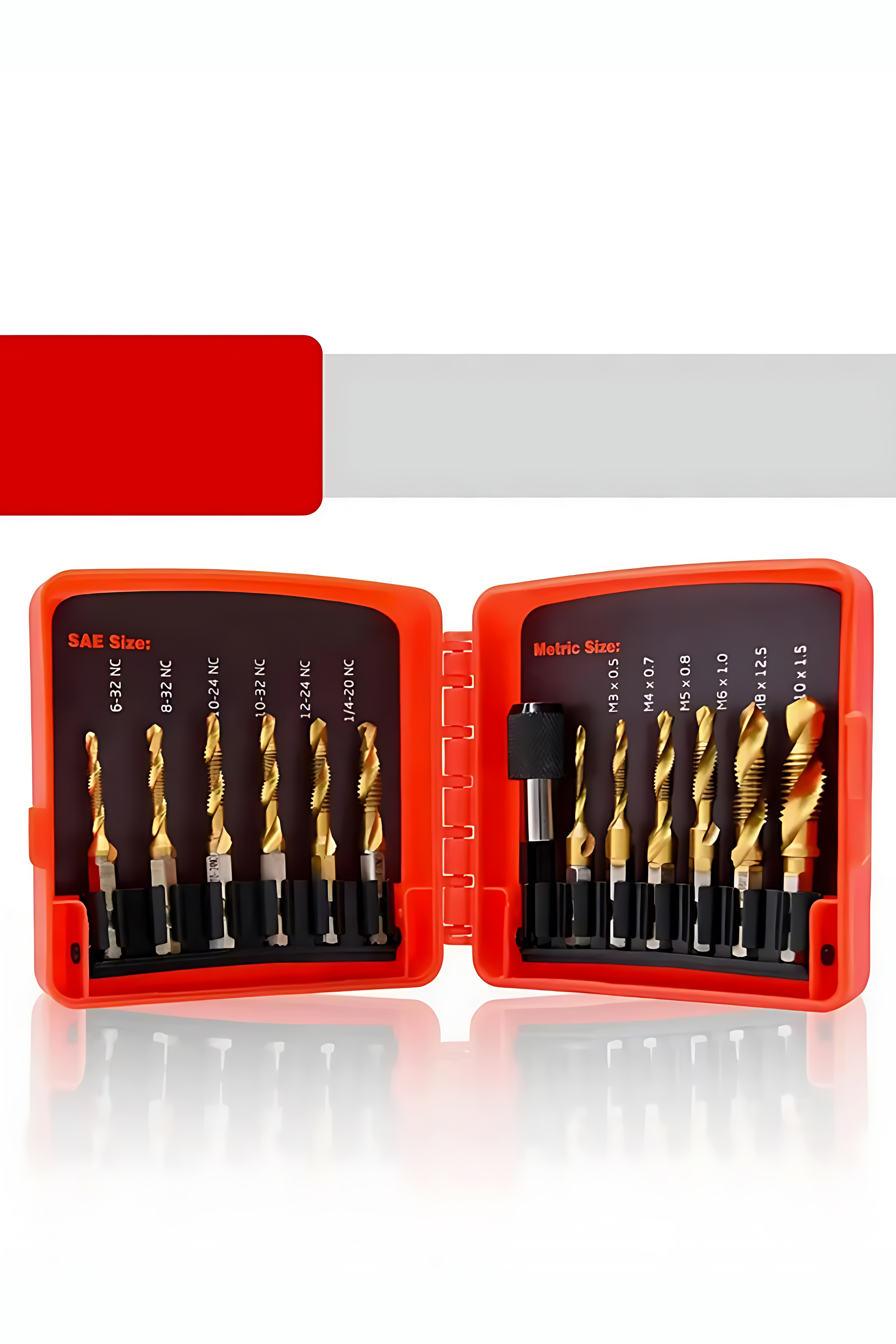 Mucize HSS 13'lü Kombinasyon Matkap Ucu Seti – Delme, Havşa, Diş Açma Tek Adımda 722474