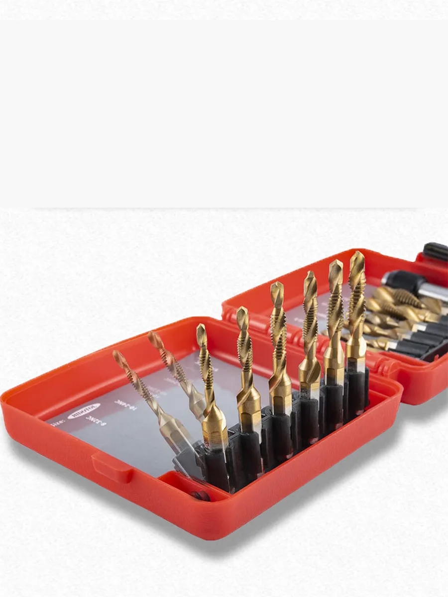 Mucize HSS 13'lü Kombinasyon Matkap Ucu Seti – Delme, Havşa, Diş Açma Tek Adımda 722474