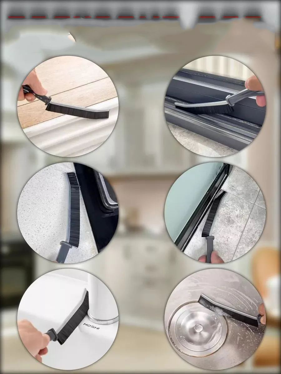 7 Parça Çok Amaçlı Temizlik Spatula ve Fırça Seti 722477