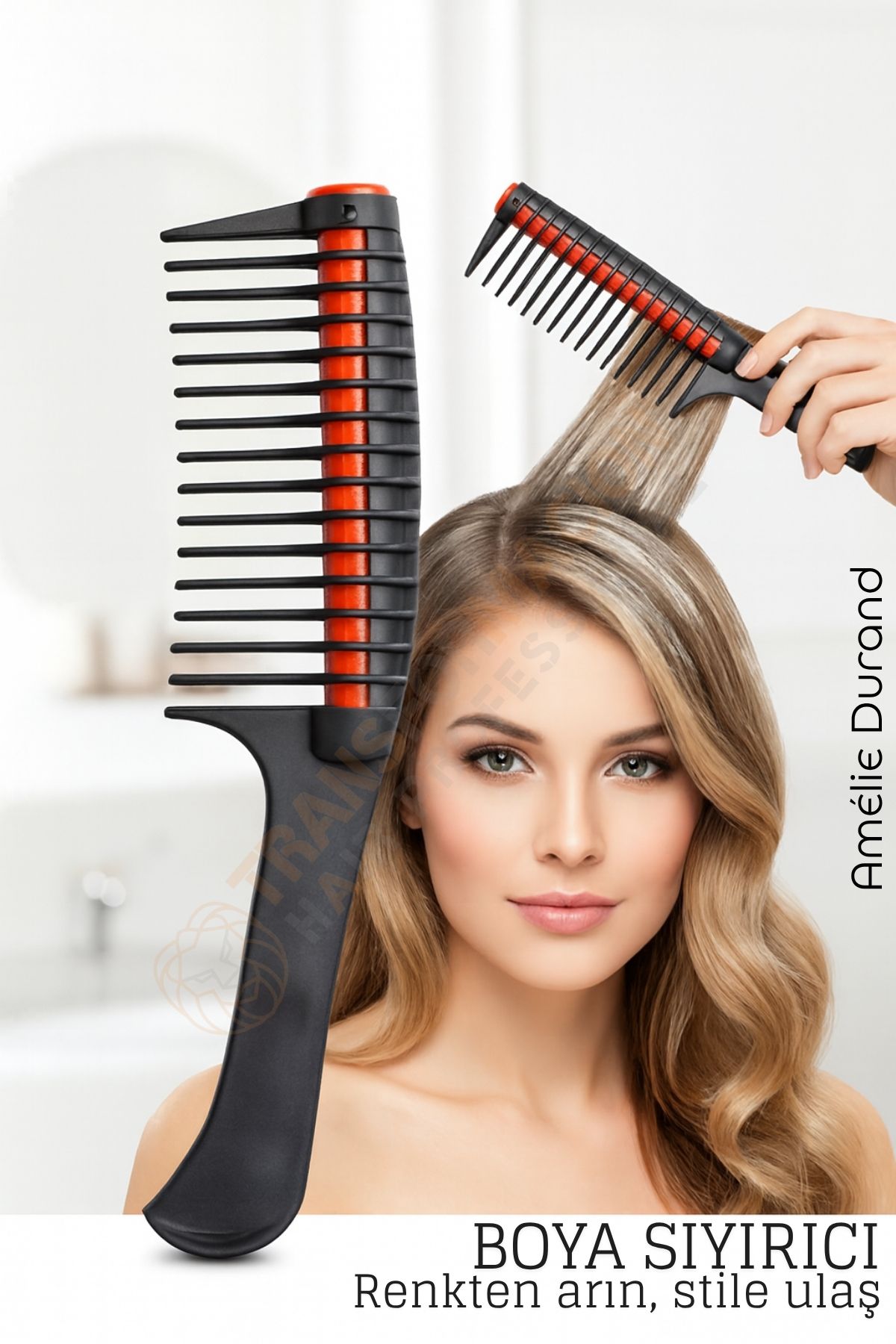 Profesyonel Saç Boyama Tarağı – Renk Ayırıcı & Boya Sıyırıcı Kuaför Tarağı 