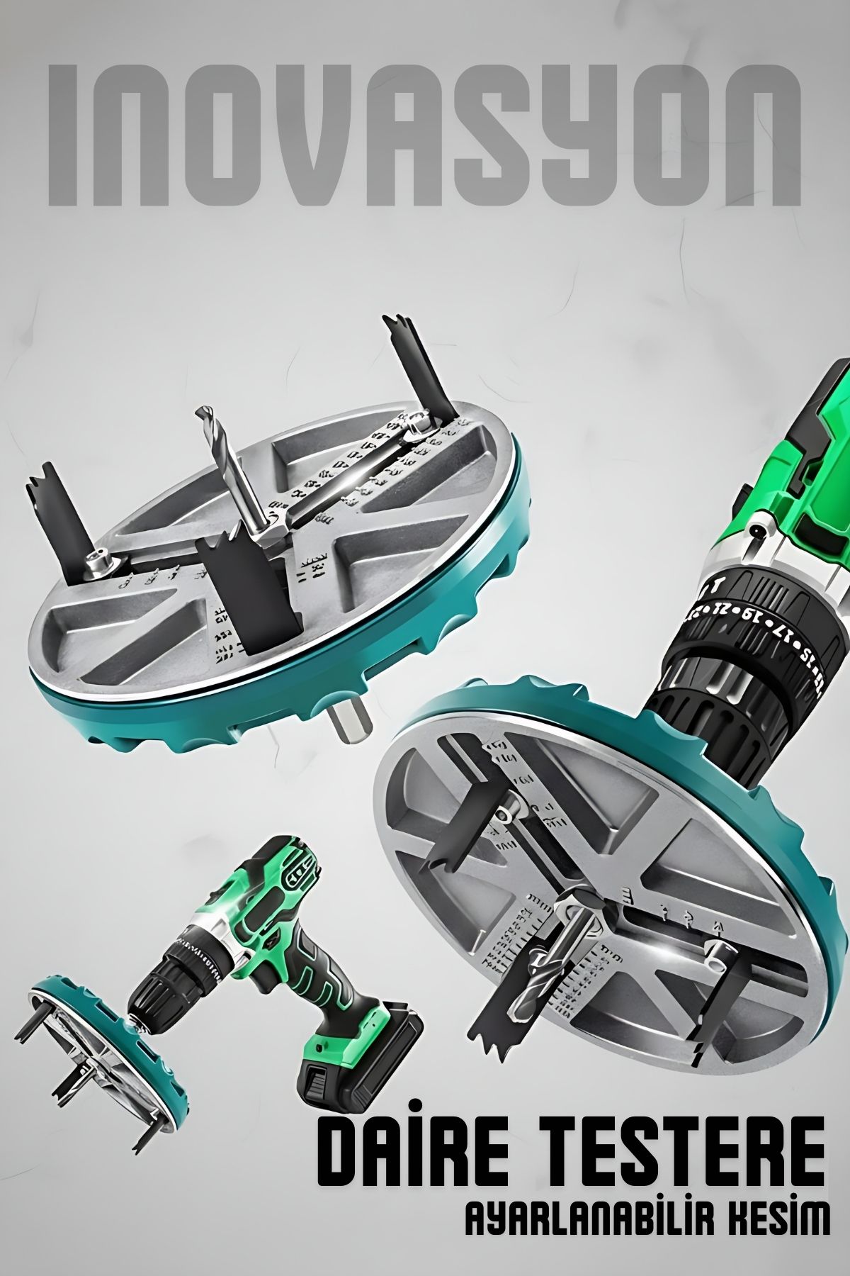 Ayarlanabilir Daire Testere Ucu 45–130 mm | Profesyonel Delme Aparatı  722492