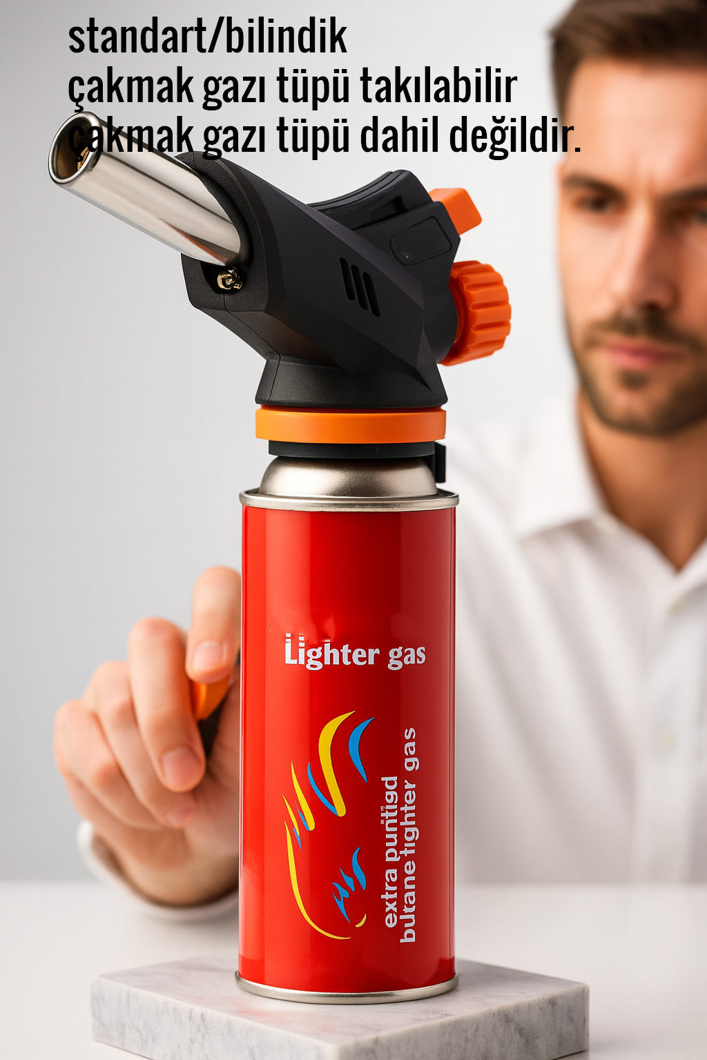 Çakmaklı Pürmüz Başlığı - Çakmak Gazı Bütan Gaz Uyumlu 722494