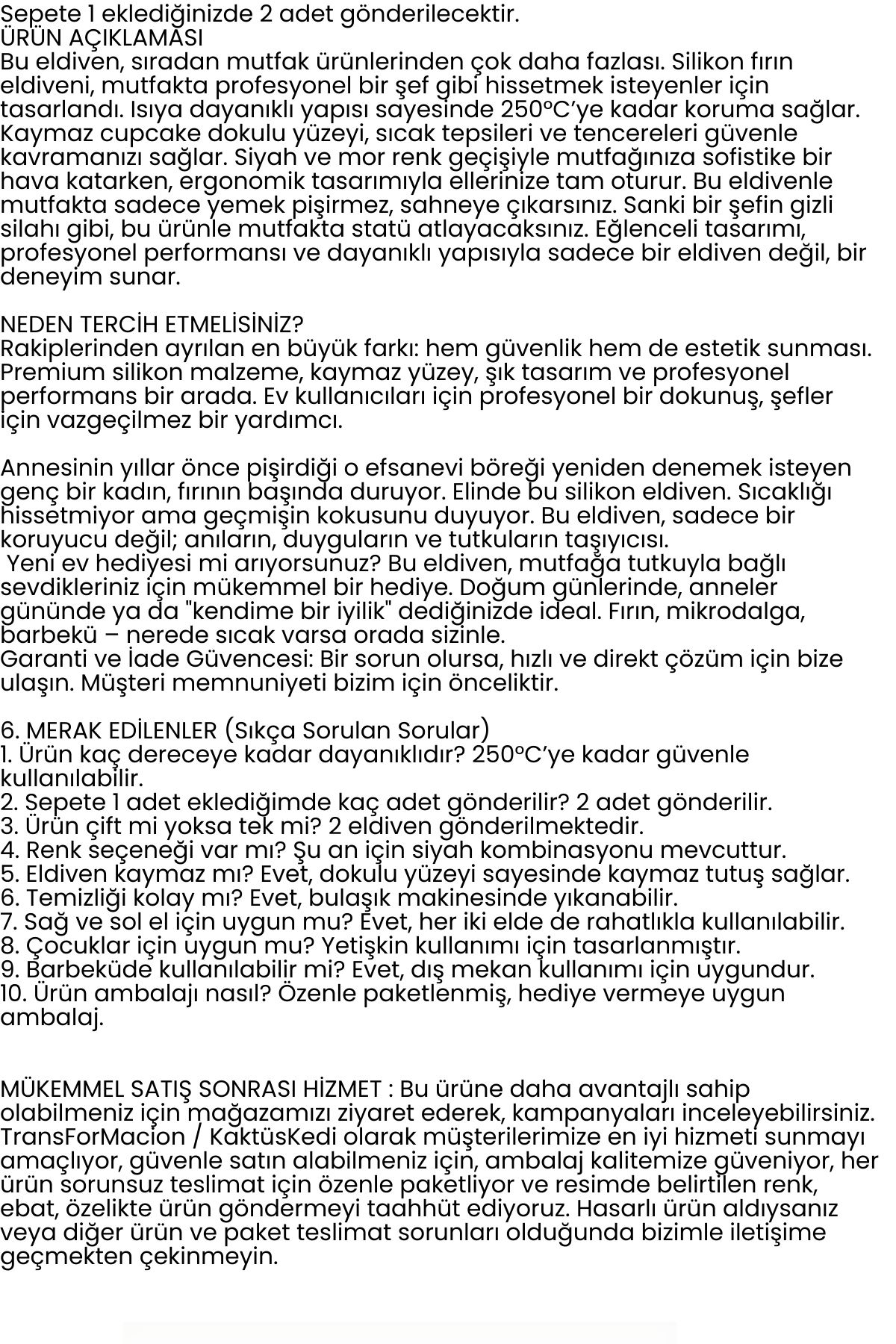 2 li Isıya Dayanıklı Silikon Fırın Eldiveni – Profesyonel Mutfak Koruması 718989