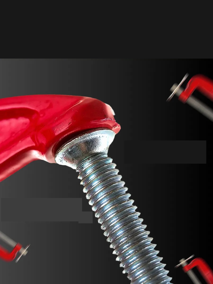 Profesyonel G Tipi İşkence Seti 3'lü: 25-50-75 mm Döküm Metal Ağaç İşleme ve Montaj Kelepçesi Takımı 722507