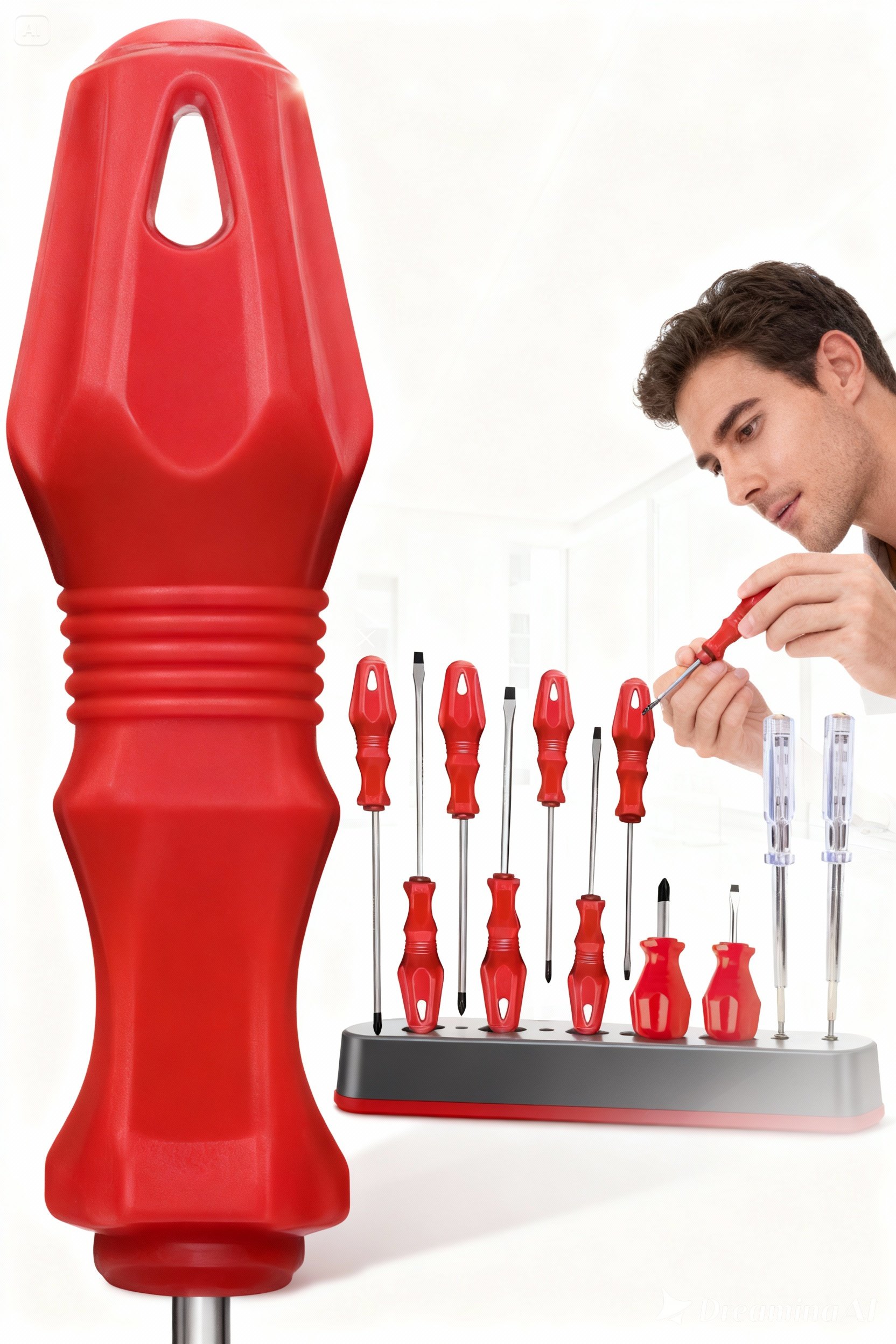 11 Parça Profesyonel Tornavida Seti Topaç Kontrol Kalem  Tamir Alet Seti 722509