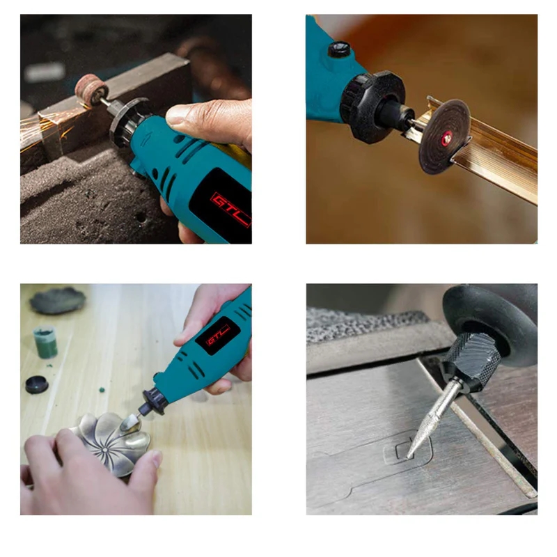 105 Parça Profesyonel Çok Amaçlı Zımpara Taşlama Gravür Kesme Cilalama Uç Seti Dremel Uyumlu 722512