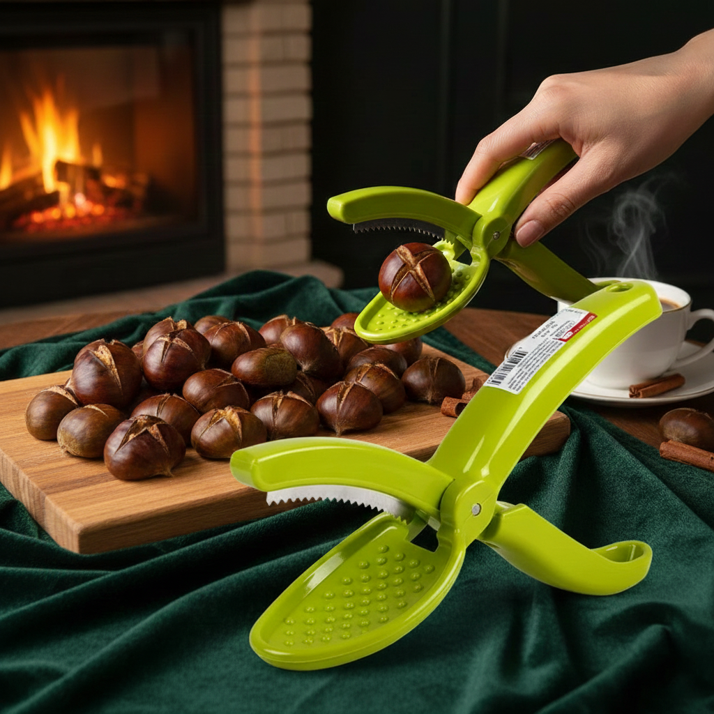 Kestane Çizici -  Zeytin Çizici -  Ergonomik, Pratik ve Hijyenik Mutfak Yardımcısı 722517