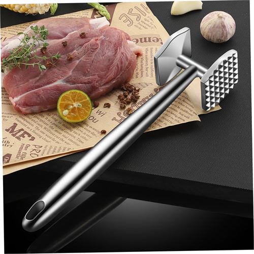 Et Dövücü Tokmağı Profesyonel Paslanmaz Çelik Marinasyon Çekici & Zeytin Kırıcı - 22 cm 722520