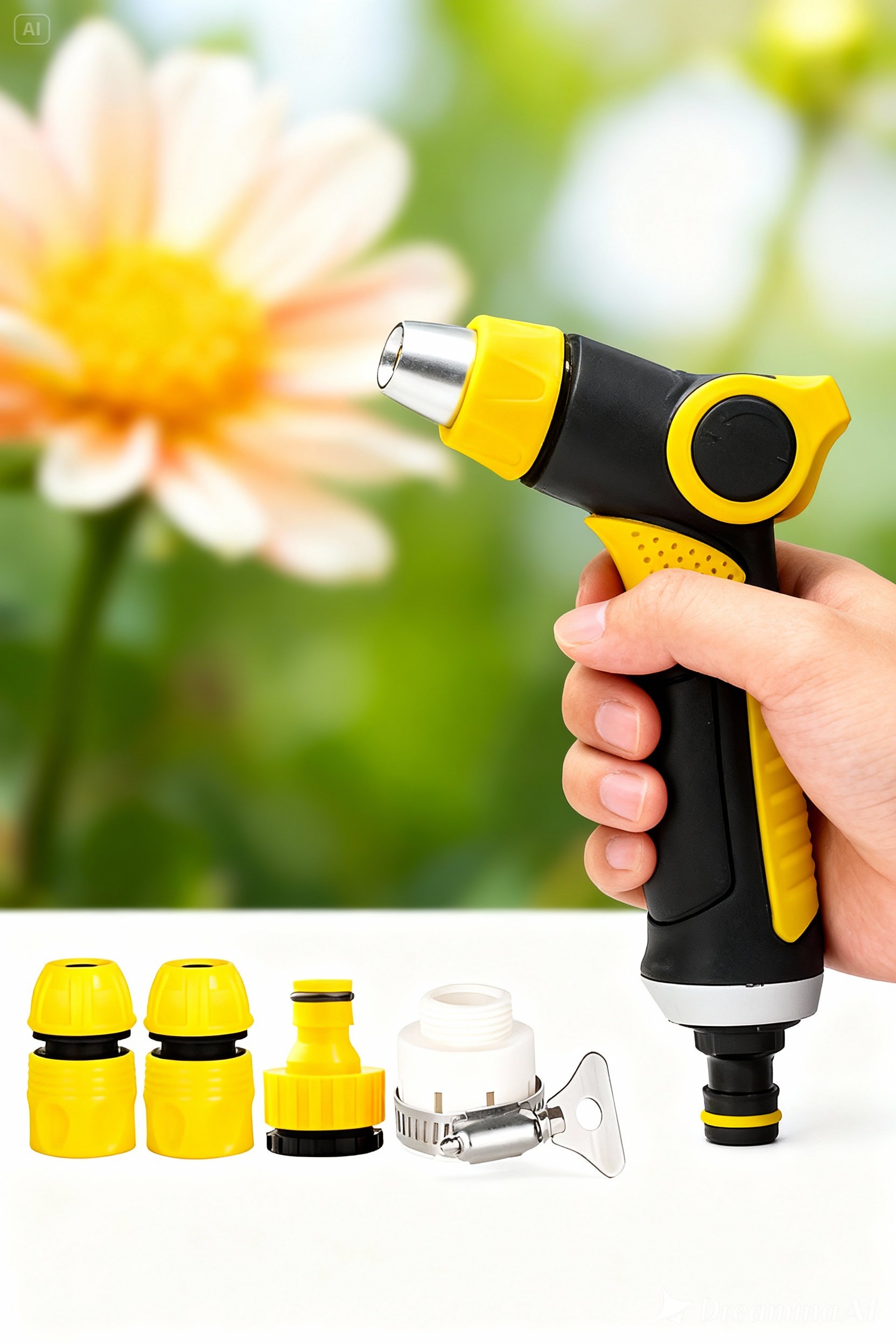 Bahçe/Oto Yıkama Tabancası Ayarlanabilir Hız Ayarı Yüksek Basınçlı Ayarlanabilir Nozul 722522