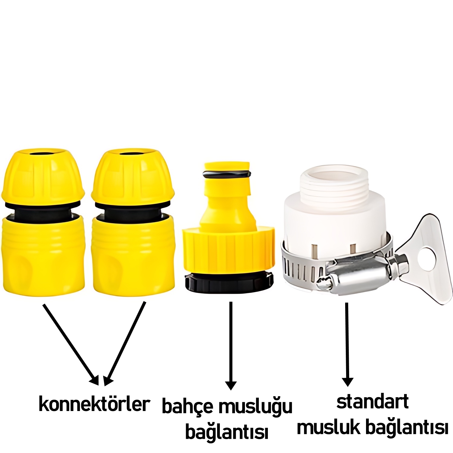 Bahçe/Oto Yıkama Tabancası Ayarlanabilir Hız Ayarı Yüksek Basınçlı Ayarlanabilir Nozul 722522