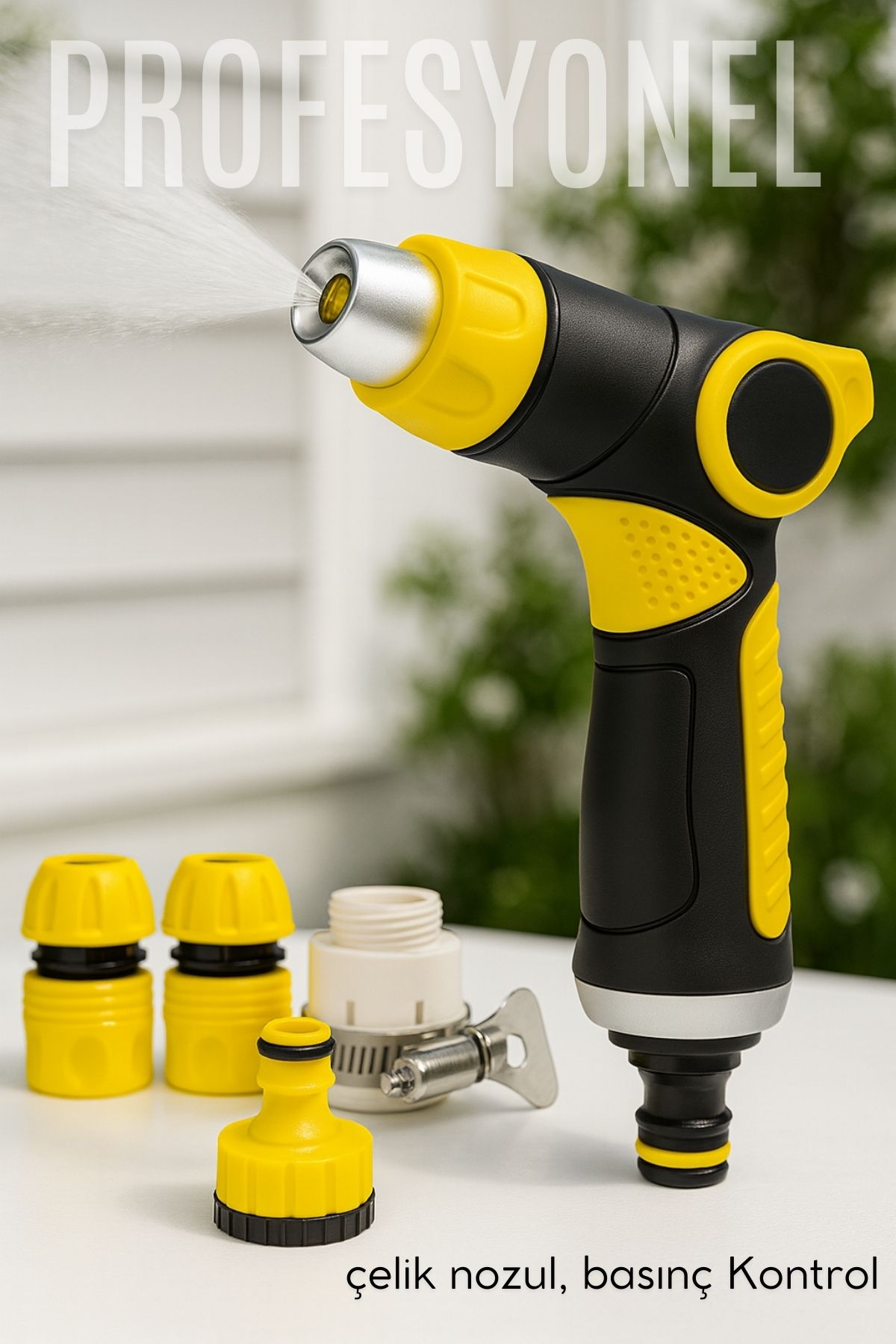Bahçe/Oto Yıkama Tabancası Ayarlanabilir Hız Ayarı Yüksek Basınçlı Ayarlanabilir Nozul 722522