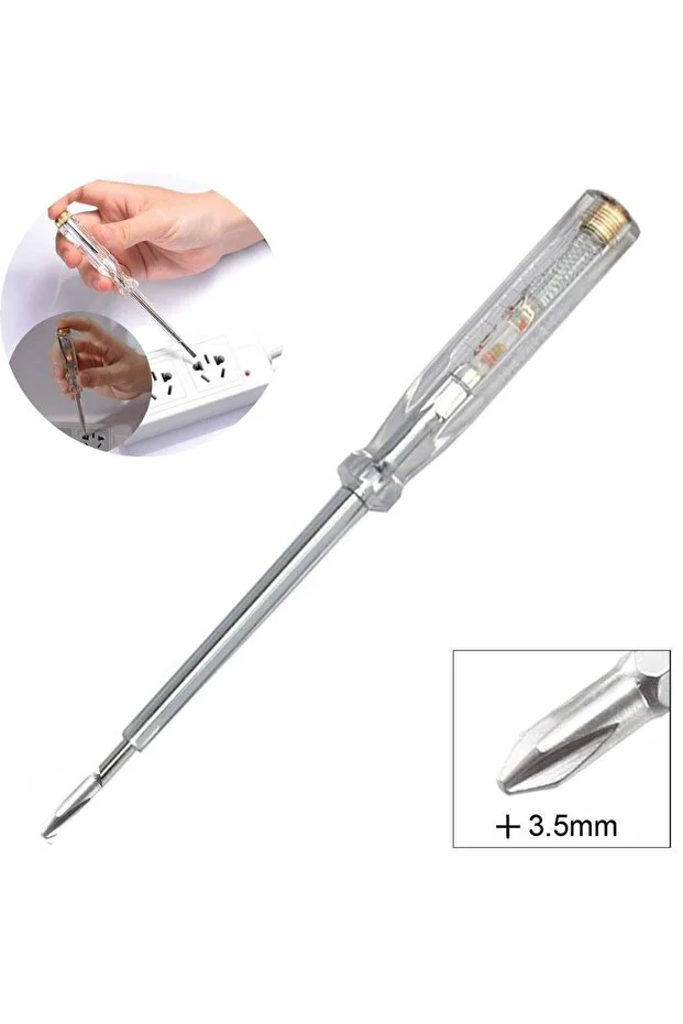 2'li Set Elektrik Kontrol Kalemi Tornavida Yıldız Düz Uçlu 718718