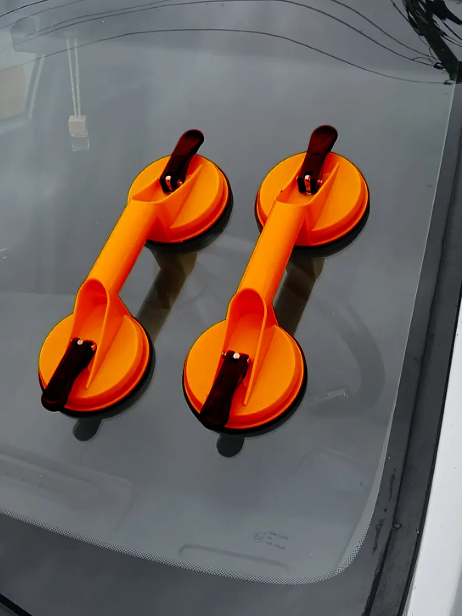 Profesyonel 100 KG Kilitli Vantuzlu Ağır Cam Seramik Fayans Mermer Kaldırıcı 115 mm 722539