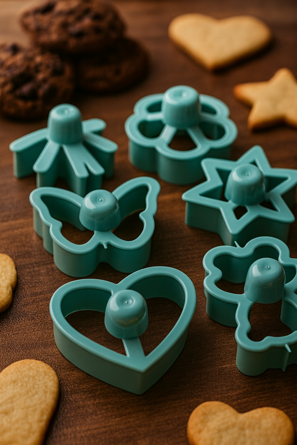 6'lı Tasarım Kurabiye Kalıbı Seti 722554