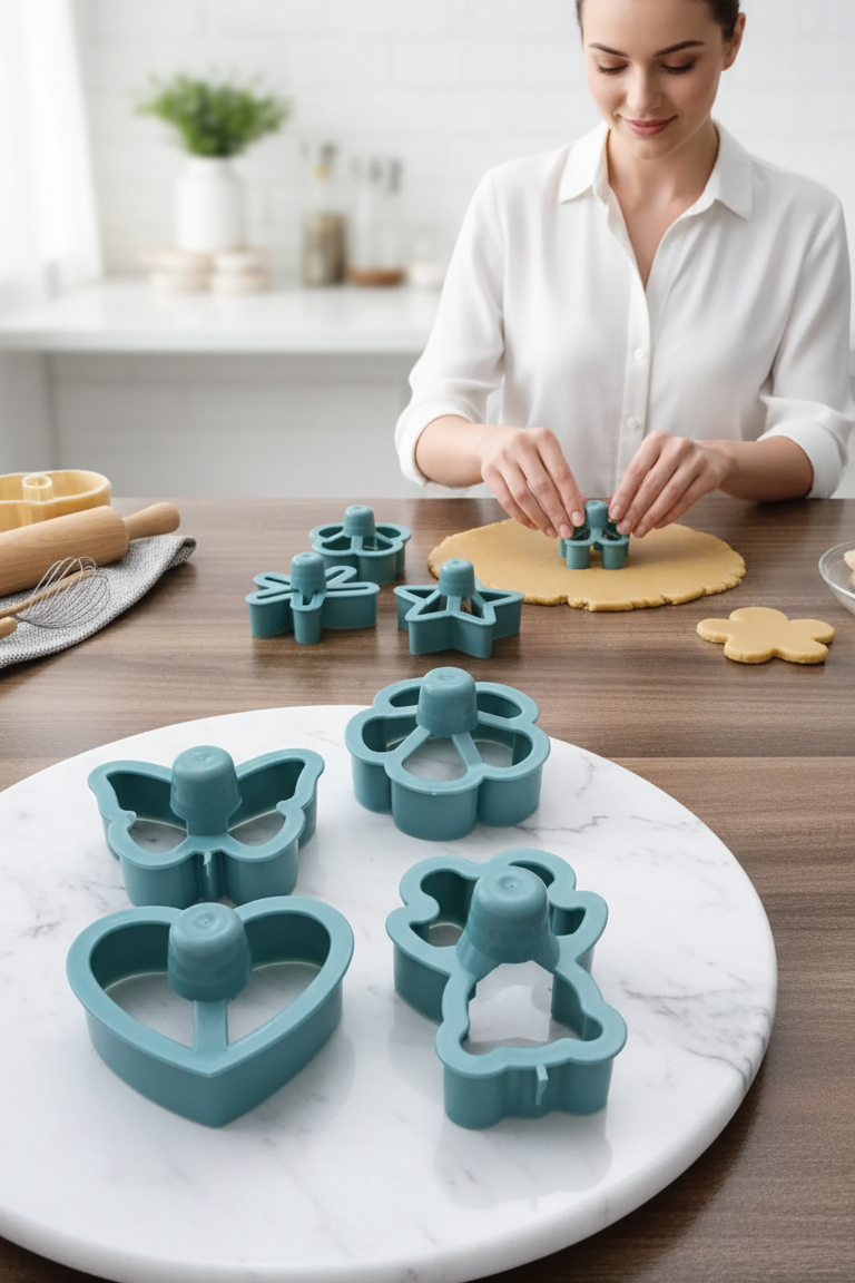 6'lı Tasarım Kurabiye Kalıbı Seti 722554