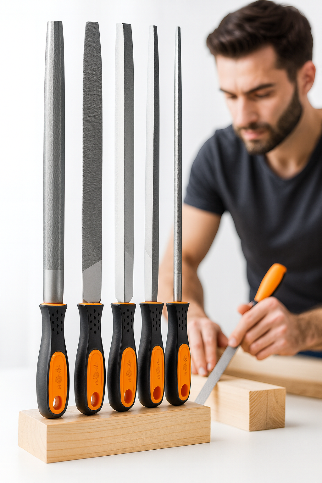 5’li Profesyonel El Eğesi ve Törpü Seti - Ahşap Törpüsü - Ağaç Törpüsü Endüstriyel Karbon Çelik 722558