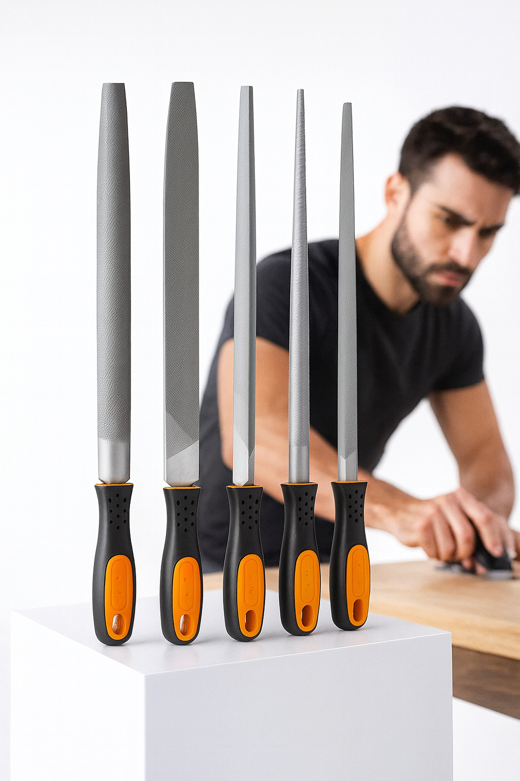 5’li Profesyonel El Eğesi ve Törpü Seti - Ahşap Törpüsü - Ağaç Törpüsü Endüstriyel Karbon Çelik 722558