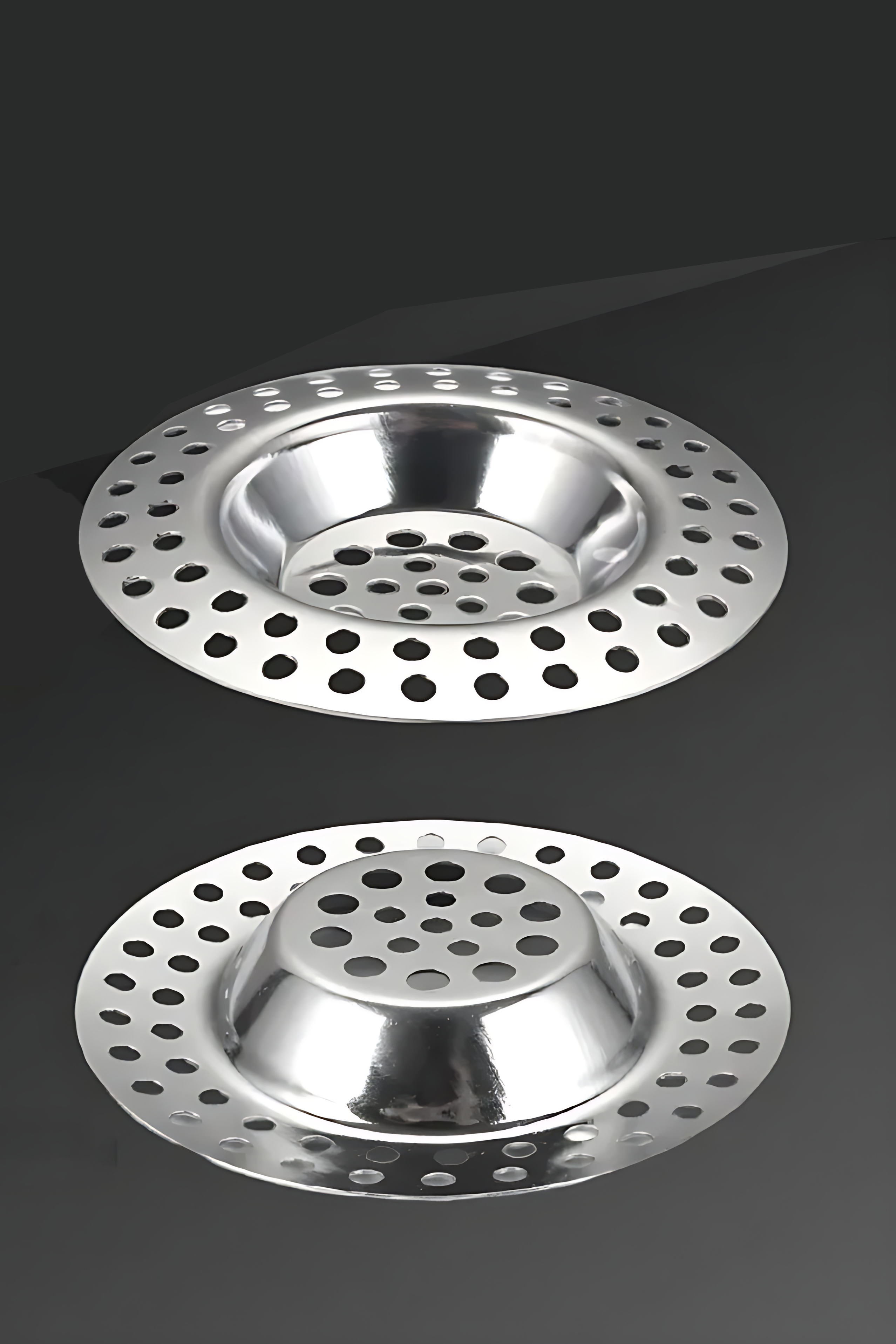 Evye Süzgeci 7.1 cm Paslanmaz Çelik  - Mutfak Lavabo Gider Süzgeci Seti Tıkanma Önleyici 716326