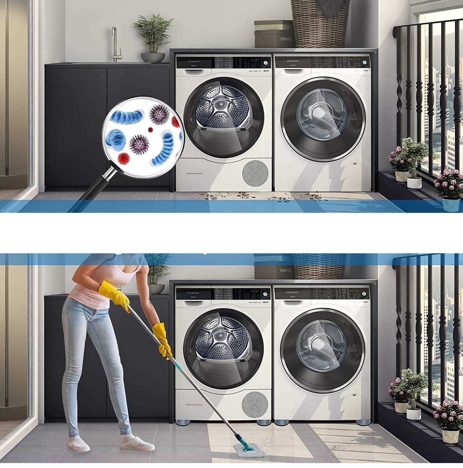 Premium 4'lü Titreşim Önleyici Kauçuk Ayak Seti - Ultra Sessiz ve Sarsıntısız Yıkama Teknolojisi 722564