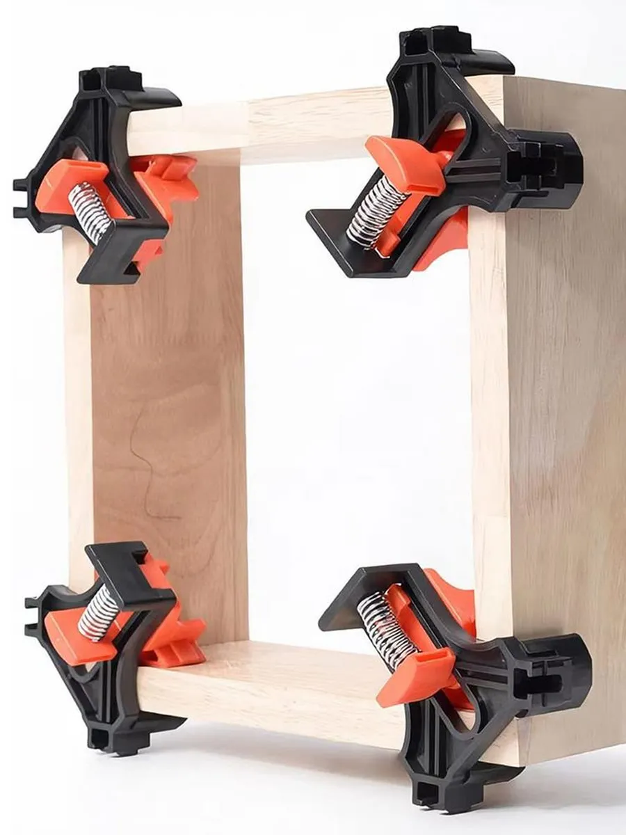 90 Derece Köşe Sıkıştırma İşkence Seti 4'lü - Köşe Tutucu Köşe Birleştirici 722566