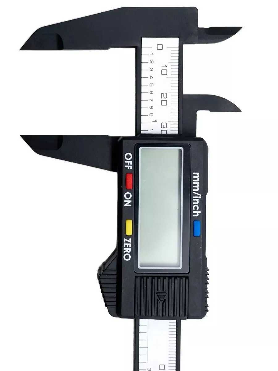 Profesyonel Dijital Kumpas 150mm - Karbon Fiber Gövde, Hassas LCD Ekran, İnç/Metrik Ölçüm Cihazı 722567