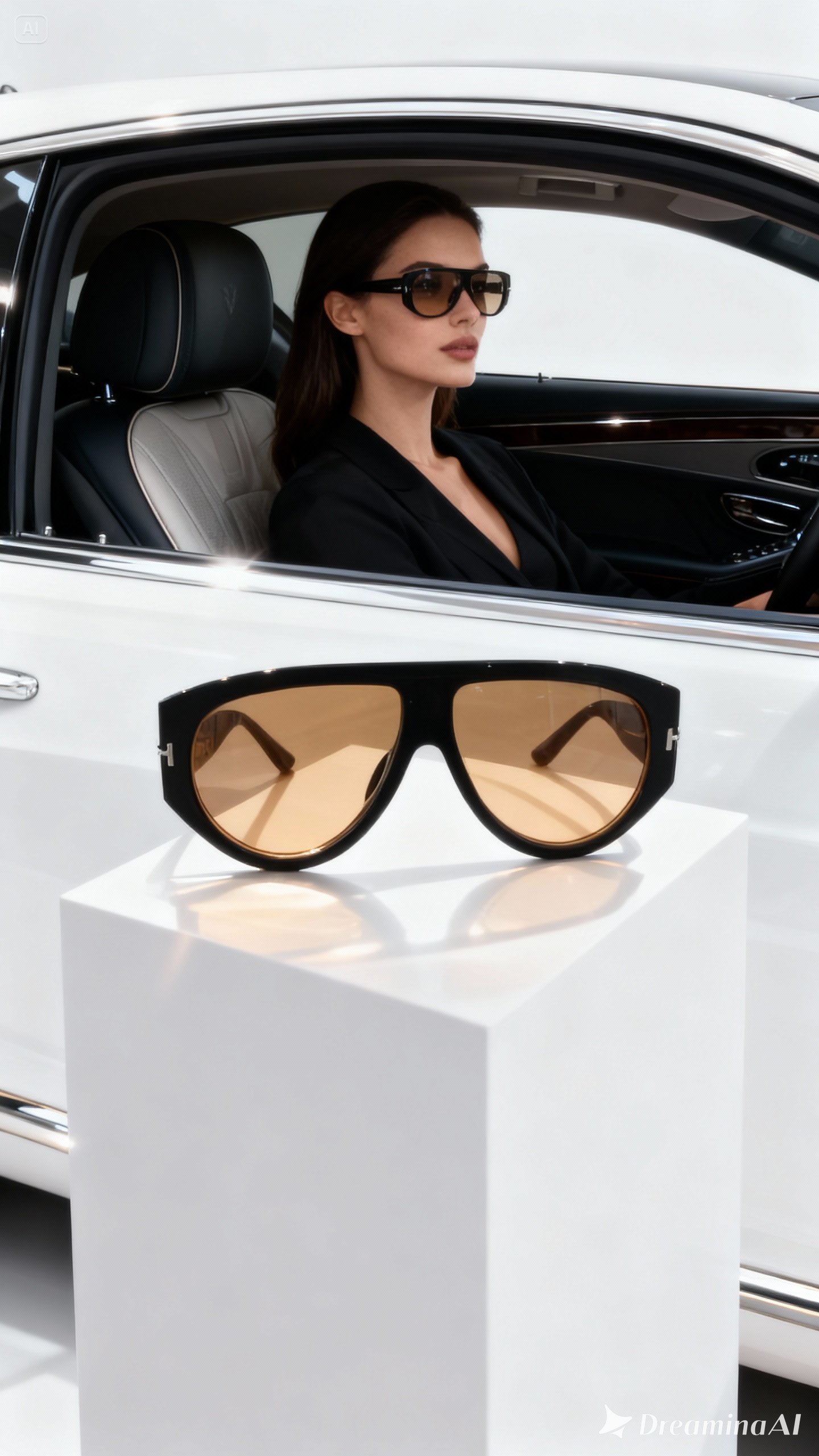 Premium Gece ve Gündüz Görüş Kadın Sürüş Gözlüğü - Anti-Refle Lüks Tasarım 722575