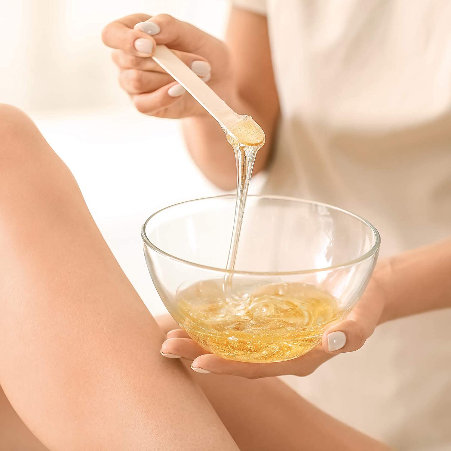 Ahşap Yüz ve Kaş Ağda Spatulası 250 Adet - Ultra Pürüzsüz Profesyonel Makyaj ve Maske Çubuğu 719424