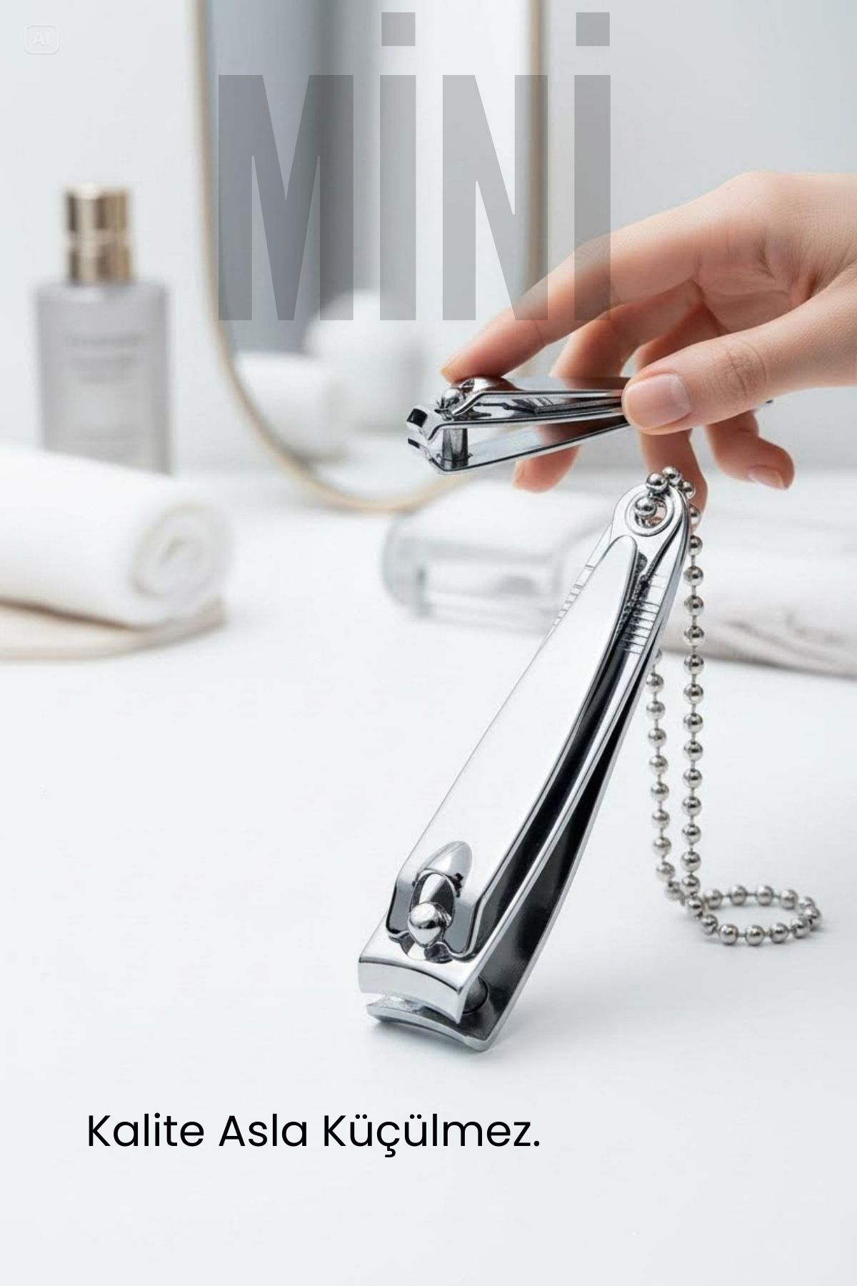  Mini Tırnak Makası | Keskin ve Ergonomik Cep Boy Paslanmaz Çelik 