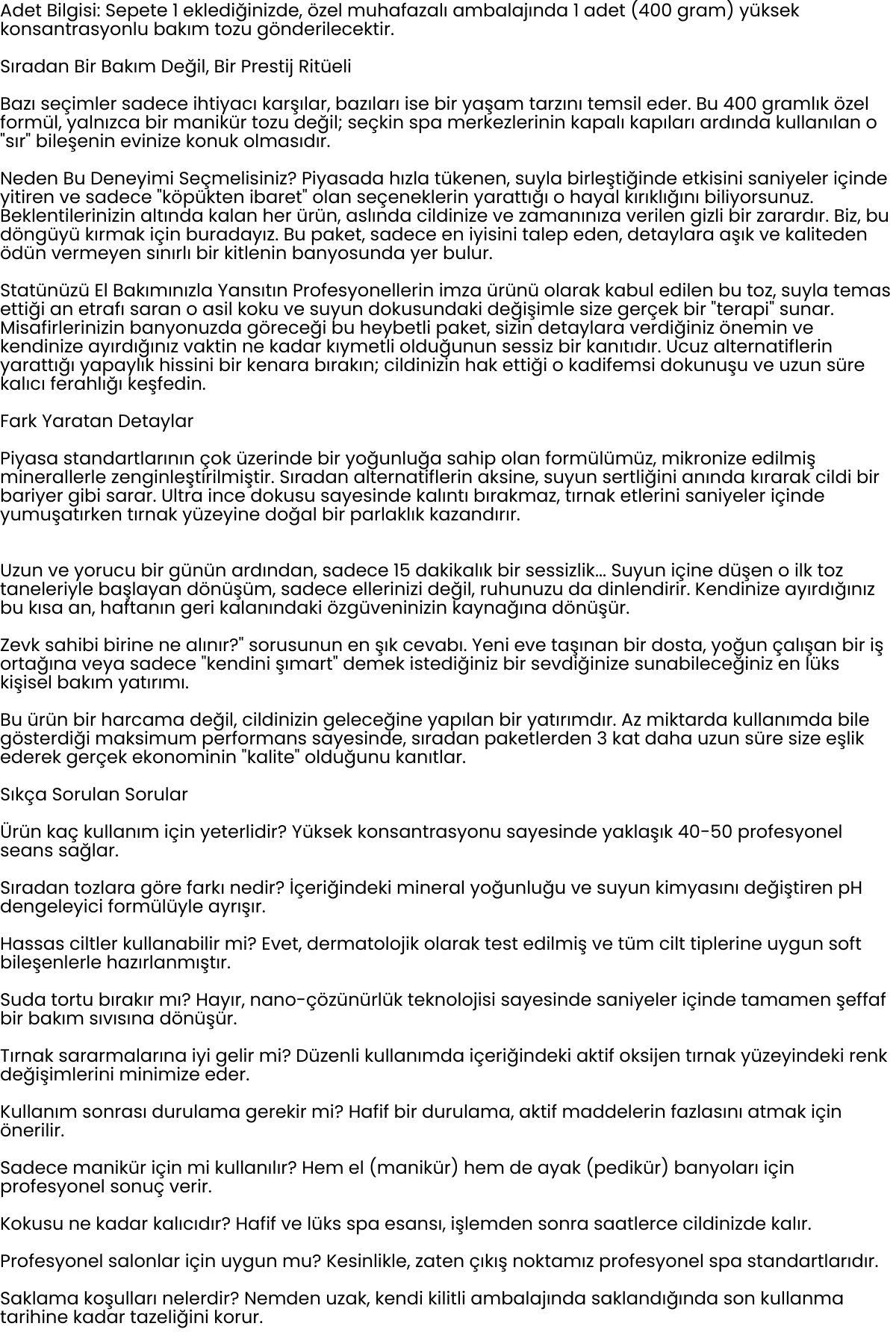 Premium Manikür & Pedikür Tuzu - 400g Yoğun Mineralli El ve Ayak Bakım Granülü Tuzu 722599