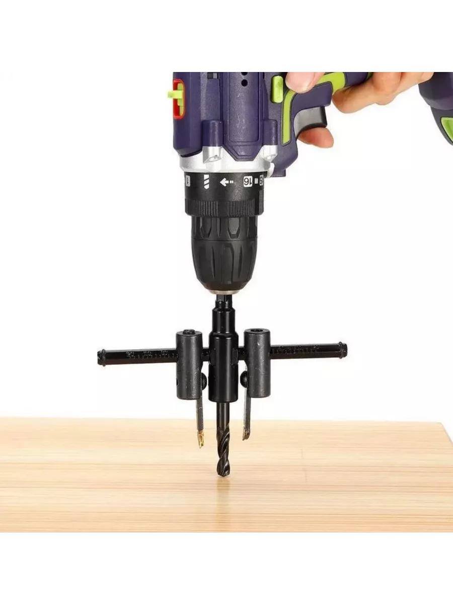 Profesyonel Ayarlı Daire Kesici Panç Seti (30-120mm) - Tungsten Çelik Uçlu Hassas Delme Seti 722604