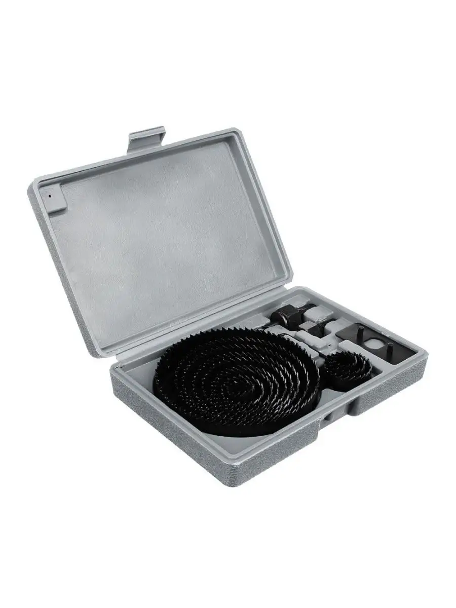 16 Parça Profesyonel Panç Buat Açma Seti - Ahşap ve Alçıpan Delme Testere Seti (19-127 mm) 722609